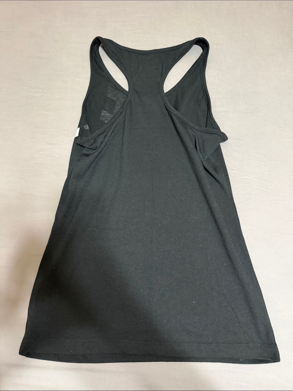 Nike Black Tank with Large White Logo - Picture 5 of 5